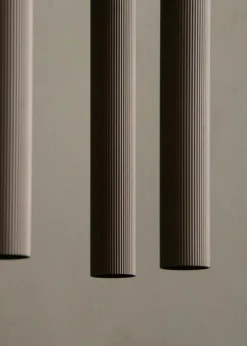 Audo Copenhagen Ljuskronor & Takkronor-Tubulaire Ljuskrona Bronzed, 3 Pendlar