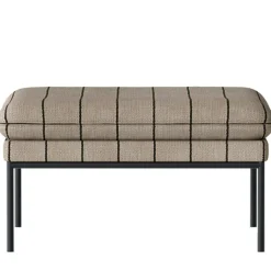 Turn Boucle Sittpuff, Natur/Svart