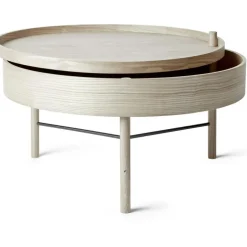 Turning Bord, White Oak ø65 cm