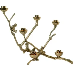 Polspotten Ljuslyktor-Twiggy With Squirrels Gold