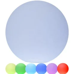 Star Trading Golvlampor Utomhus|Golvlampor Utomhus-Twilights Utomhusdekoration Rund 50 cm