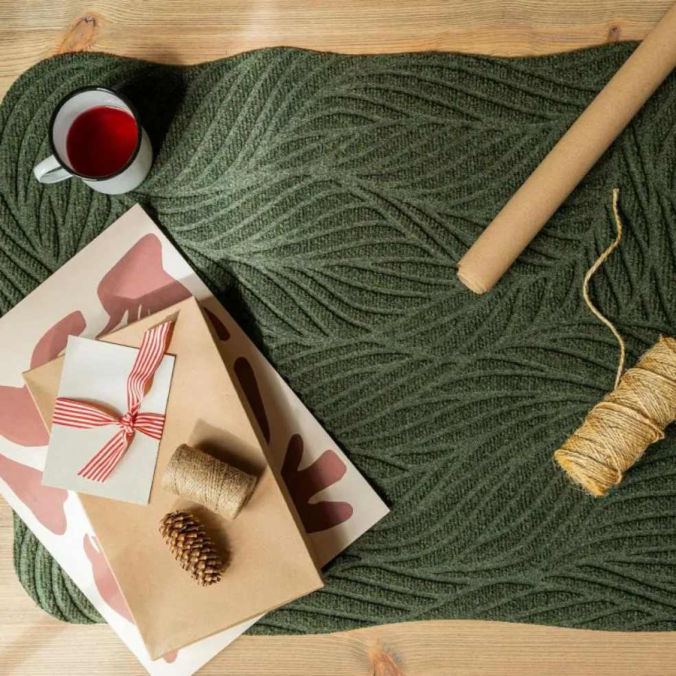 Twine Dörrmatta 60x85 cm, Grön