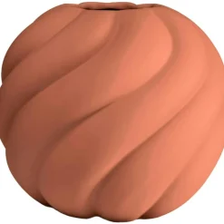 Cooee Design Vaser-Twist Ball Vas 20 cm, Svart