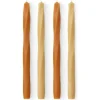 Twist Tapered Candle, H30, Warm, Set of 4 pcs