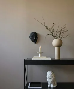 Uma Ljusstake 14x9,5 cm, Sand