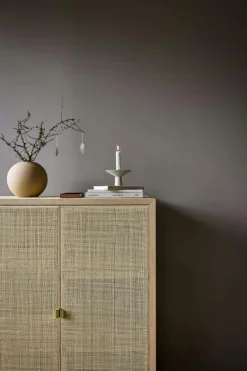 Uma Ljusstake 14x9,5 cm, Sand