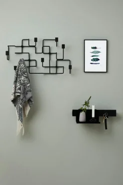 Underground Klädhängare, Svart Ek / Ek