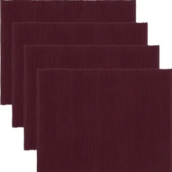 Uni Bordstablett 35x46 cm 4-pack, Vinröd