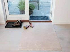 Tica Copenhagen Plastmattor-Uni Color Matta Ivory, 90x130 cm