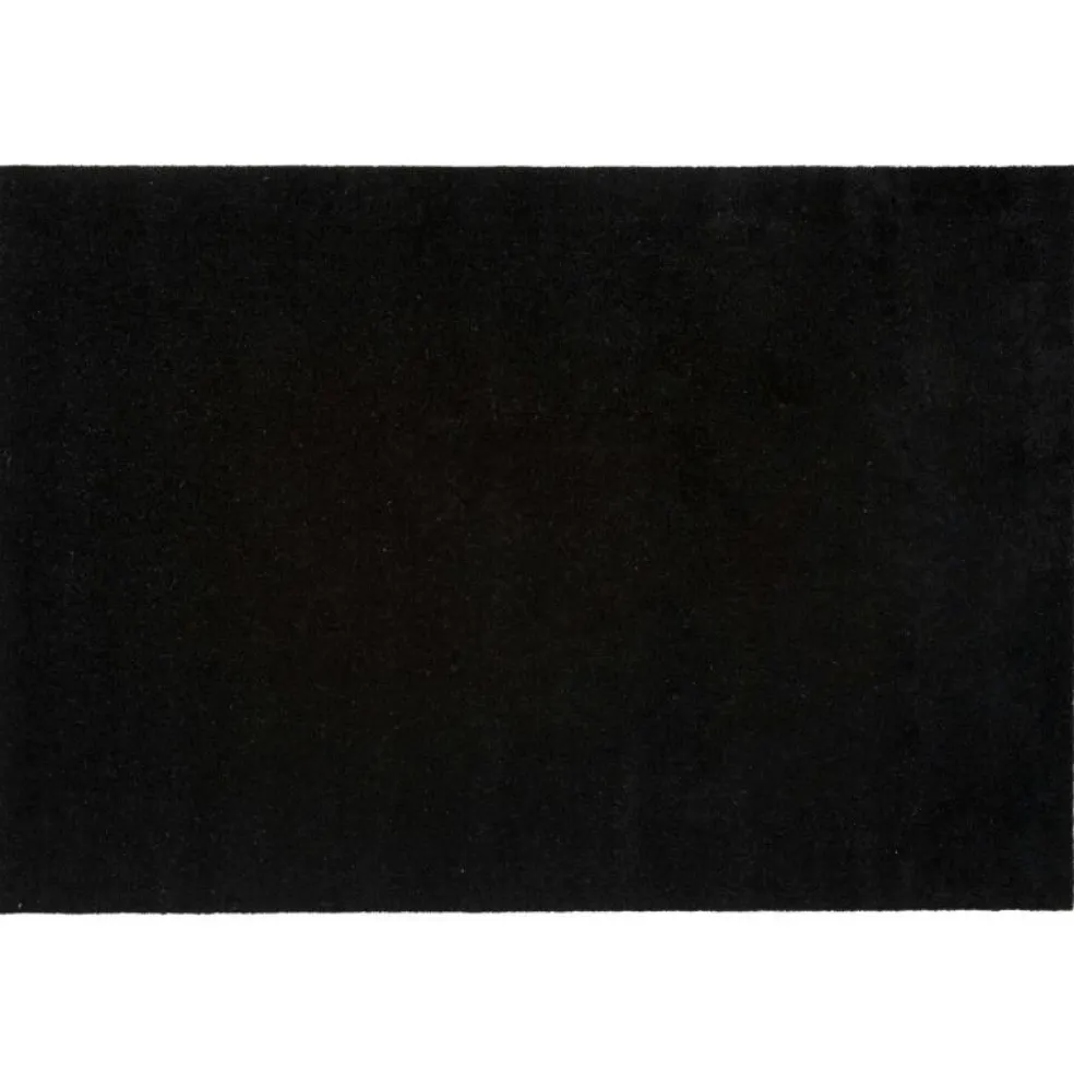 Unicolor Dörrmatta Svart, 200x90 cm