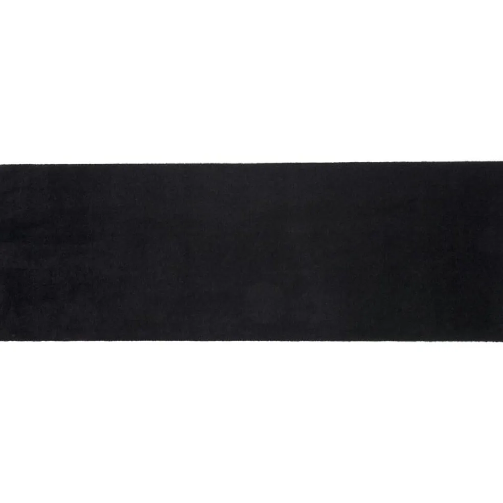 Unicolor Dörrmatta Svart, 200x90 cm