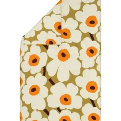 Marimekko Påslakan-Unikko Påslakan Cream / Caramel / Warm Orange, 150x210 cm