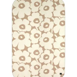 Marimekko Överkast-Unikko Överkast 160x260 cm, Off-white / Linen