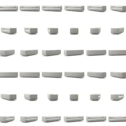 Urban 3,5-Sitssoffa Paneltyg, Beige Breeze