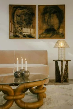 V Sidobord, Dark Emerador Marmor