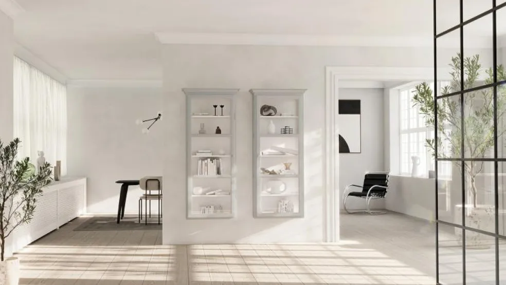 V4 Vitrinskåp, Anthracite