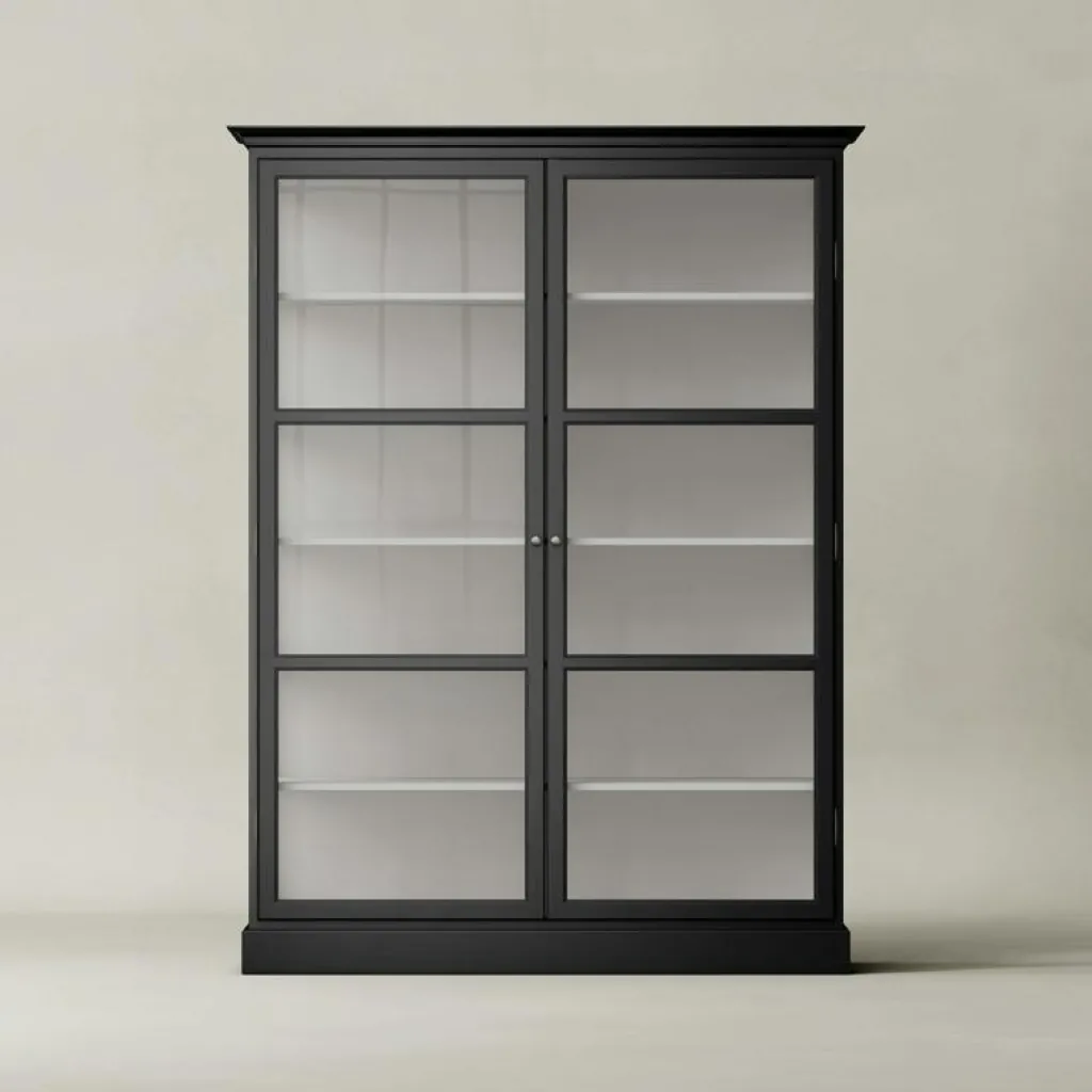 Lindebjerg Design Skåp & Vitrinskåp-V2 Vitrinskåp, Svart
