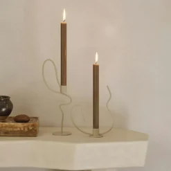 Valse Ljusstake Svart, 28 cm