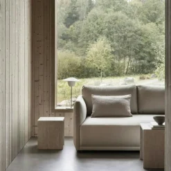 VARU Soffbord 2 Delar Marmor, Grå