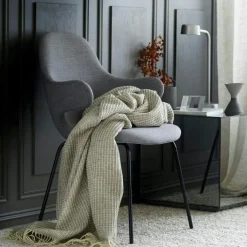 Røros Tweed Plädar & Filtar-Vega Pläd 150x210 cm, Svart