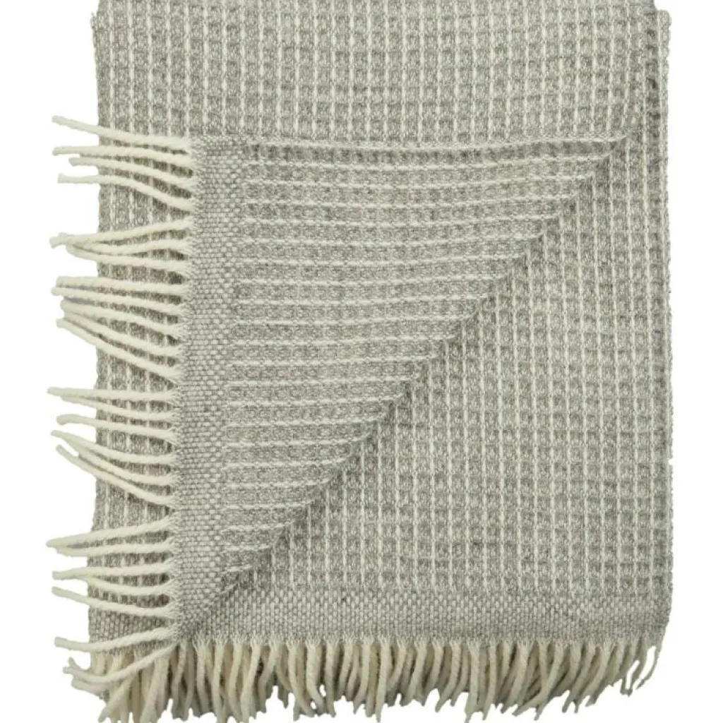 Røros Tweed Plädar & Filtar-Vega Pläd 150x210 cm, Svart