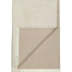 Venice Pläd 130x190 cm, Vit/Latte