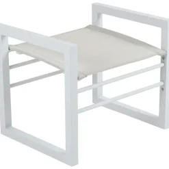 Vevi Fotpall Aluminium , Vit