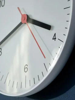 Väggklocka Ø26,5 cm, Vit