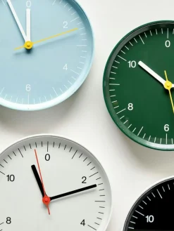 Väggklocka Ø26,5 cm, Vit