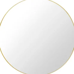 Väggspegel 110 cm, Polerad Mässing