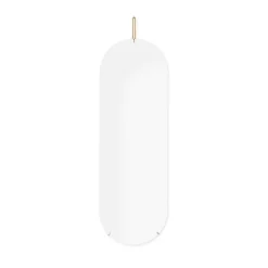 Väggspegel Hög, Mässing