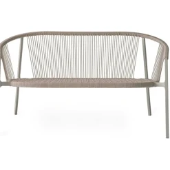 Vipp 721 Lagrasse 2-Seater Sofa Outdoor, Warm Grey