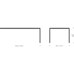 Vipp Matbord Och Barbord-971 Table 200x95cm medium
