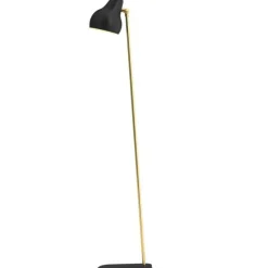 VL38 Golvlampa, Vit/Mässing