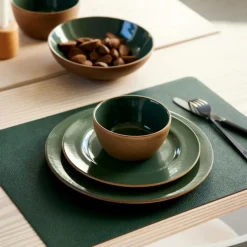 Vändbar Bordstablett 4-pack, Ljusblå/Svart