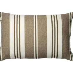 Vändteg Kuddfodral 40x60 cm, Marinblå/Off-white