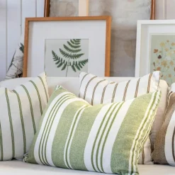 Vändteg Kuddfodral 40x60 cm, Marinblå/Off-white