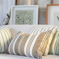 Vändteg Kuddfodral 40x60 cm, Marinblå/Off-white