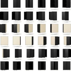 Vogue 64 Skåp, Lint / Svart