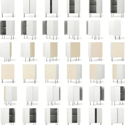 Vogue 64 Skåp, Lint / Svart