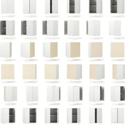 Vogue 64 Skåp, Lint / Svart