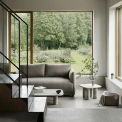 Blomus Sidobord & Avlastningsbord-Volos Sidobord S 52x52 cm Silver Travertine Sidobord 52x52 cm, Travertin