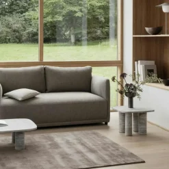 Blomus Sidobord & Avlastningsbord-Volos Sidobord S 52x52 cm Silver Travertine Sidobord 52x52 cm, Travertin