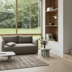 Volos Soffbord 100x70 cm, Travertin