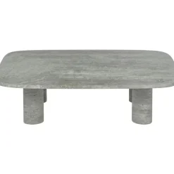 Volos Soffbord 100x70 cm, Travertin