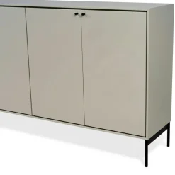 Mavis Sidobord & Avlastningsbord-Volt Skänk, Beige/Svart