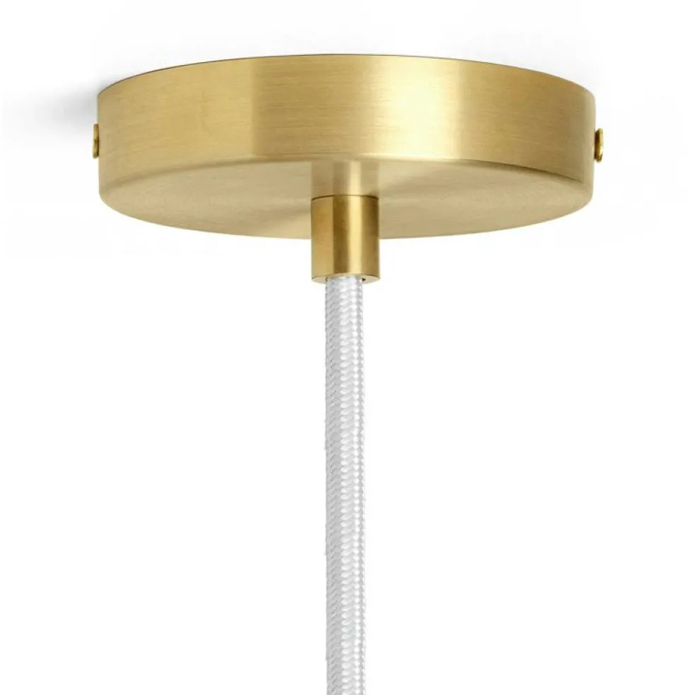 Vuelta Pendellampa 100, Vit / Mässing