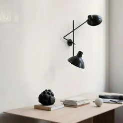 VV Cinquanta Twin Vägglampa, Svart