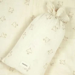 Wabi Sabi Singel Påslakan 150X200 cm, Brown Hoshi Birds