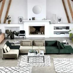 House Doctor Väggspeglar-Walls Spegel Ø80 cm, Grå